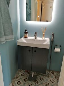 Kylpyhuone majoituspaikassa Guesthouse Lokinlaulu