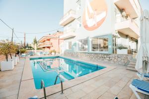 a villa with a swimming pool in a resort at 4U Miranda - Adults Only in Santa Ponsa
