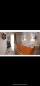 Posteľ alebo postele v izbe v ubytovaní Apartment Luna