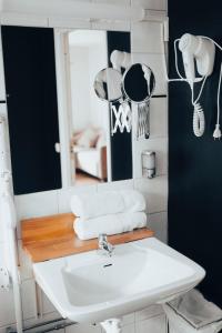 Koupelna v ubytování Nadden Hotell & Konferens