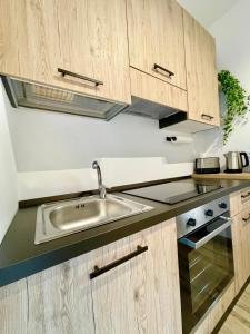 Green House Verona - Appartamento Comfort廚房或簡易廚房