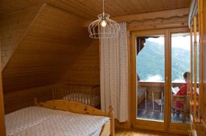 Postel nebo postele na pokoji v ubytování Lercherhof