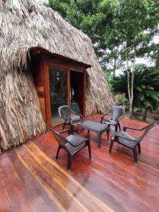 Jardí fora de Tiny Houses Unique Tayrona - Dentro del Parque Tayrona