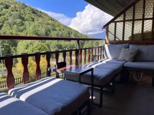 Balcone o terrazza di La Baita Limone Riserva Bianca Ski-in Ski-out Seggiovia Morel 1