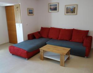 Ruang duduk di Ferienwohnung Mariner Inzing