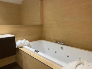 Kúpeľňa v ubytovaní Singular y espacioso apartamento Ondarreta Beach