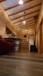 Istumisnurk majutusasutuses Cabañas El Roble