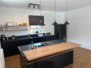 Kuchyň nebo kuchyňský kout v ubytování Allgäu SPA House