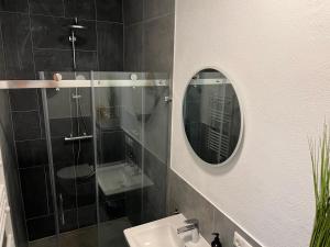 Koupelna v ubytování Allgäu SPA House