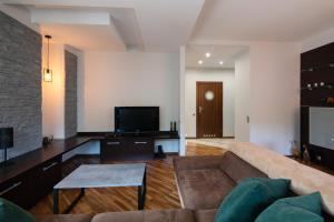 TV a/nebo společenská místnost v ubytování Apartament Andy Wisła