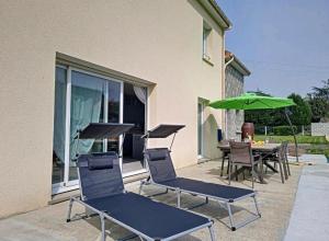 Patio alebo iná vonkajšia časť ubytovania Piztache