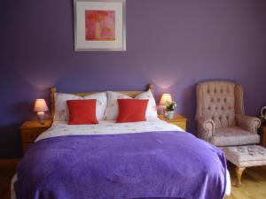 Voodi või voodid majutusasutuse Tullaleagan Guesthouse toas