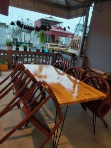 Balkón nebo terasa v ubytování Núi Homestay Sa Pa