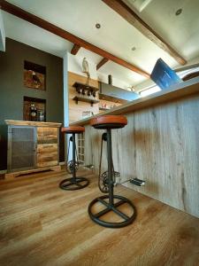 Kuchyň nebo kuchyňský kout v ubytování Studio Hundertwasser + 5 fotografií