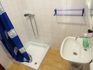 W łazience znajduje się prysznic, umywalka i toaleta. w obiekcie Seaside secluded apartments Cove Pobij, Hvar - 5633 w mieście Gdinj