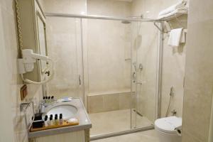 Koupelna v ubytování Almadina Hotel Istanbul