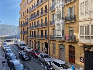 Výhľad na mesto Donostia-San Sebastián alebo výhľad na mesto priamo z apartmánu