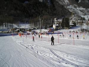 Lyžování v hotelu nebo okolí