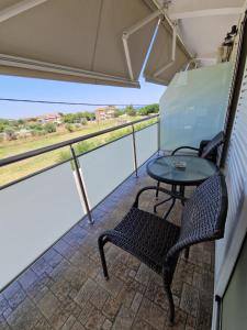 A balcony or terrace at Studios Achileus 2