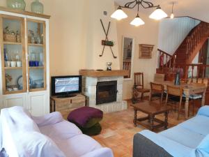 Χώρος καθιστικού στο Casa de los sueños