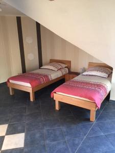 Cama o camas de una habitación en Fehn Appartements