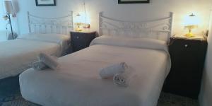 Cama o camas de una habitación en Cortijo Torreblanca