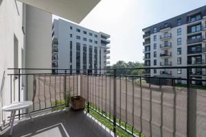 Balkón alebo terasa v ubytovaní Luxury in City -7- Bright-Secured-FreeParking