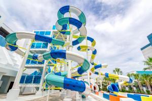 a water slide at a water park at Landmark Resort in Myrtle Beach