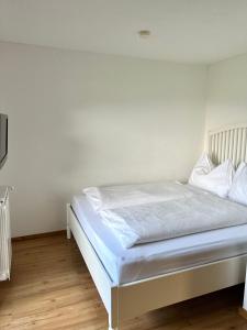 Postel nebo postele na pokoji v ubytování Peters Panoramaappartment