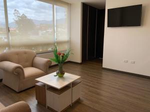 Zona de estar de Apartamento en zona exclusiva de Cuenca