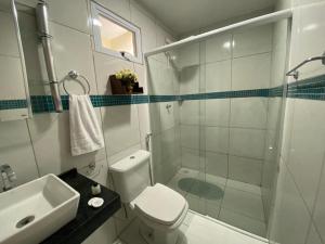 Koupelna v ubytování Bertolini Hotel + 37 fotografií