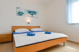 Posteľ alebo postele v izbe v ubytovaní Apartments with parking spaces Ljubac, Zadar - 6244