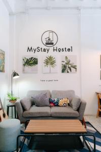 Posezení v ubytování Mystay Hostel Nan