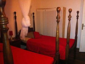 Postel nebo postele na pokoji v ubytování Nogent Sainte-rose: Villa avec piscine privée + 4 fotografie