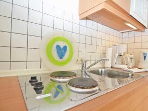 Küche/Küchenzeile in der Unterkunft Wohnpark Stadt Hamburg - Apt. 01