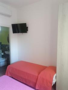 TV a/nebo společenská místnost v ubytování AL FARO + 37 fotografií