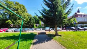Vonkajšia záhrada v ubytovaní Wisienka