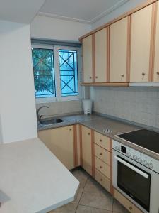 Kuchyňa alebo kuchynka v ubytovaní ADLER 5 COZY ATHENS DOWNTOWN STUDIO