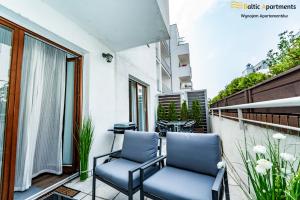Balkon lub taras w obiekcie Baltic Apartments - Portofino