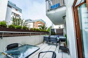 Balkon lub taras w obiekcie Baltic Apartments - Portofino