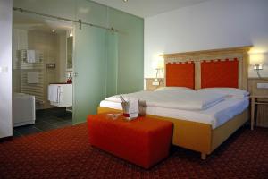 Letto o letti in una camera di Hotel Simi