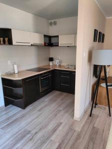 Kuchyňa alebo kuchynka v ubytovaní Apartament Maja Zielone Tarasy Kołobrzeg