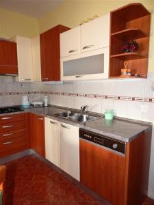 Kuchyňa alebo kuchynka v ubytovaní Apartments by the sea Metajna, Pag - 6289