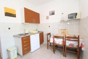 Kuchyň nebo kuchyňský kout v ubytování Apartments and rooms with parking space Mandre, Pag - 6309