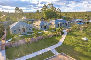 an aerial view of a house at Pousada Camelot Inn in Alto Paraíso de Goiás