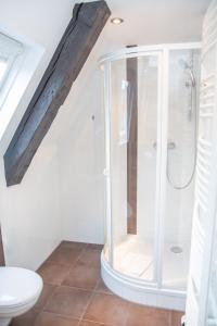 Koupelna v ubytování Alte Windmühle - Hotel Garni