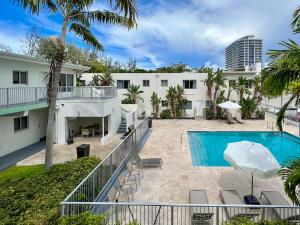 a view of a resort with a swimming pool at Tranquilo in Fort Lauderdale