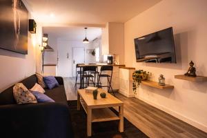 Posezení v ubytování Apartamento Cimavilla en Gijón
