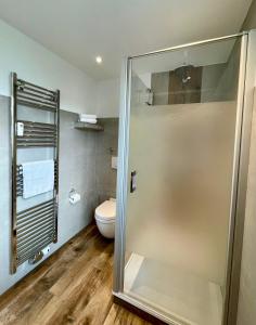 Ένα μπάνιο στο Ferienwohnung Harzurlaub +59 φωτογραφίες