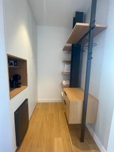 Η κουζίνα ή μικρή κουζίνα στο Habitación deluxe rodeada de viñedos